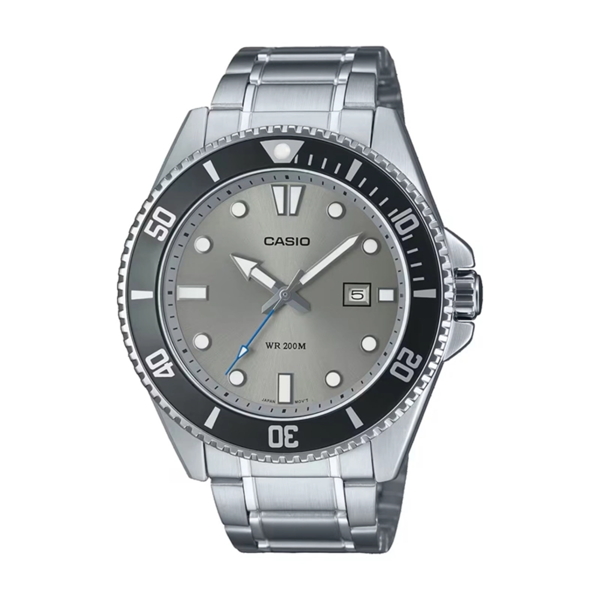 ساعت مچی عقربه ای مردانه کاسیو مدل MDV-107D-8AVDF-بدنه نقره ای بند نقره ای  ساعت مچی عقربه ای مردانه کاسیو مدل MDV-107D-8AVDF-بدنه نقره ای بند نقره ای