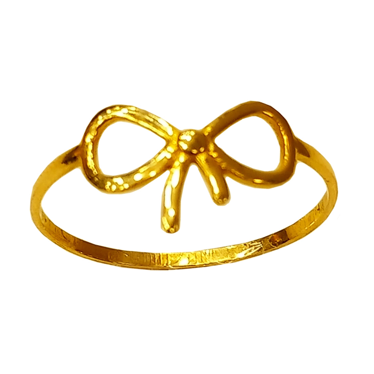 انگشتر طلا 18 عیار زنانه طرح پاپیون کد R114 سایز 17.12-0.86 انگشتر طلا 18 عیار زنانه طرح پاپیون کد R114 سایز 17.12-0.86