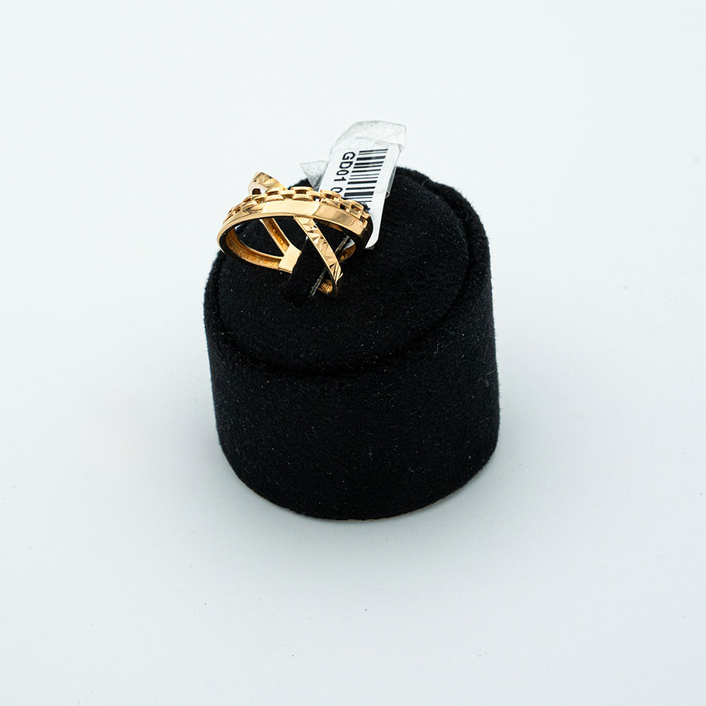 انگشتر طلا  18 عیار گالری طلا عرفان زنانه MG ZAR کد 322