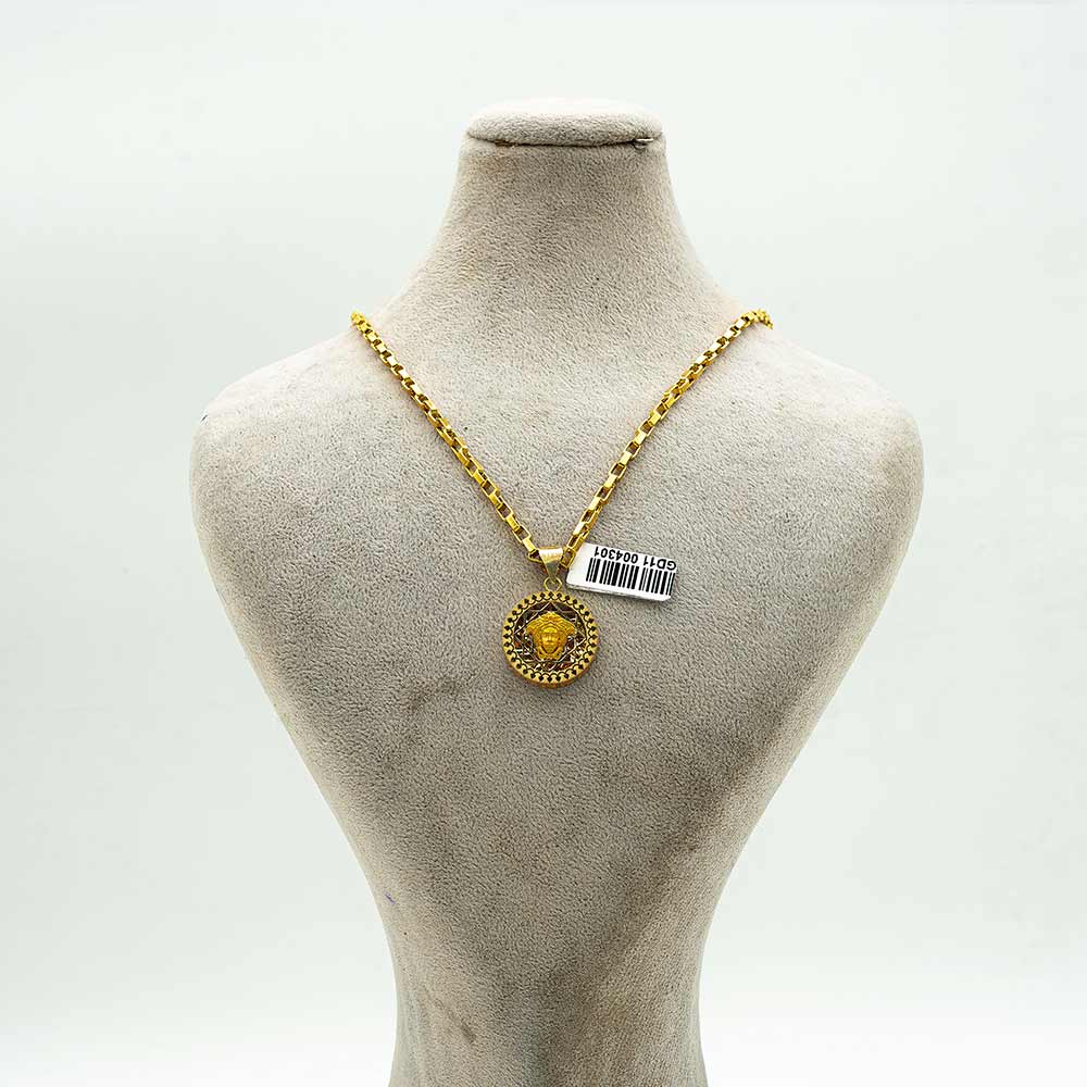 پلاک طلا 18 عیار گالری طلا عرفان ورساچه کد 4301