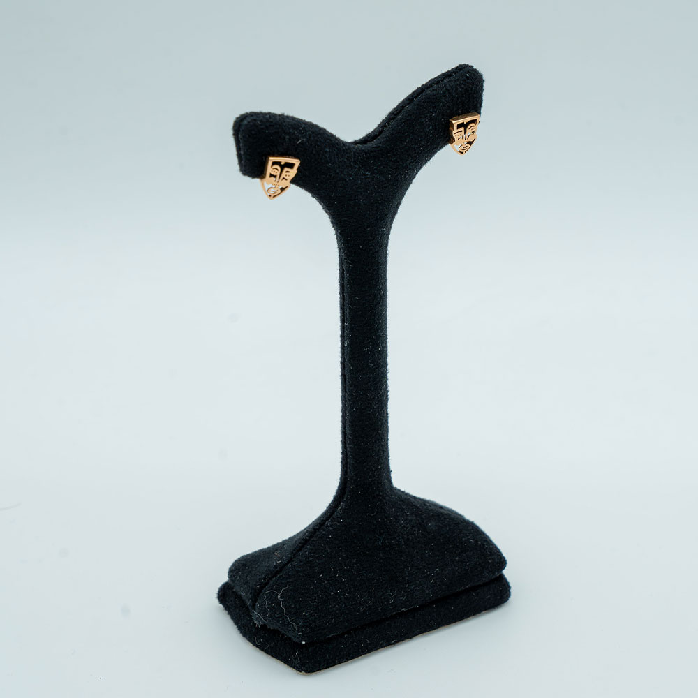 گوشواره طلا 18عیار گالری طلا عرفان مدل میخی کد1071 گوشواره طلا 18عیار گالری طلا عرفان مدل میخی کد1071