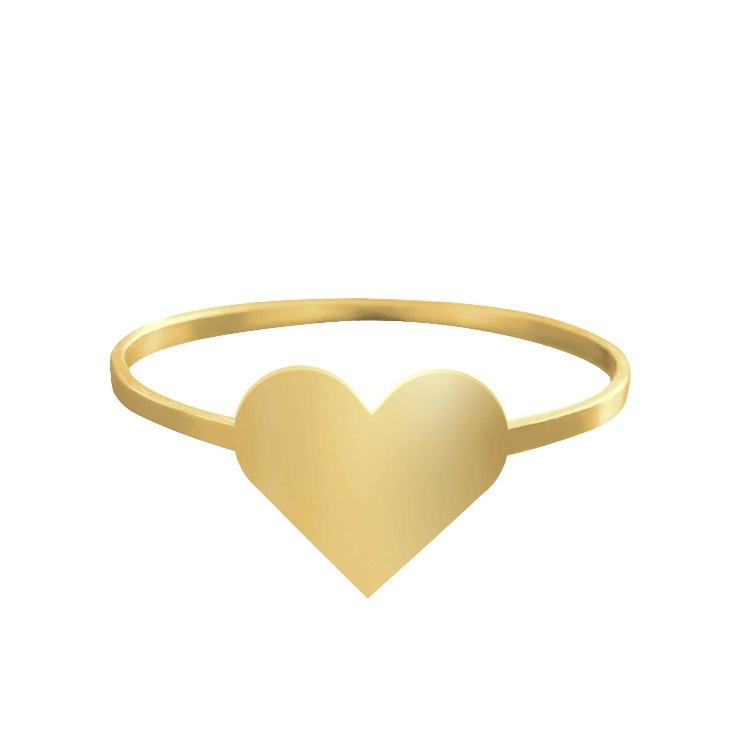 انگشتر طلا 18 عیار زنانه شمیم گلد گالری کد AA38 طرح قلب انگشتر طلا 18 عیار زنانه شمیم گلد گالری کد AA38 طرح قلب