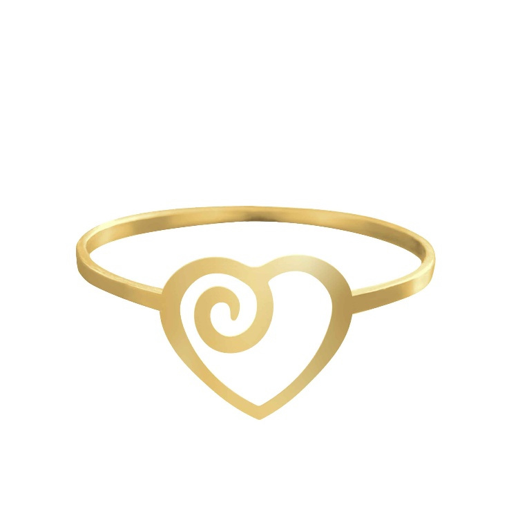 انگشتر طلا 18 عیار زنانه شمیم گلد گالری کد AA56 طرح قلب انگشتر طلا 18 عیار زنانه شمیم گلد گالری کد AA56 طرح قلب