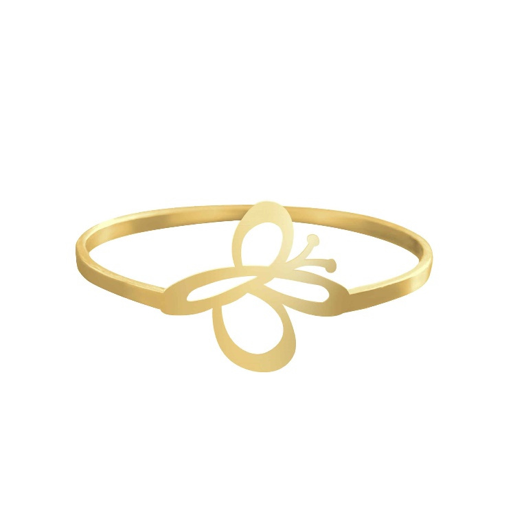 انگشتر طلا 18 عیار زنانه شمیم گلد گالری کد AA76 طرح پروانه انگشتر طلا 18 عیار زنانه شمیم گلد گالری کد AA76 طرح پروانه