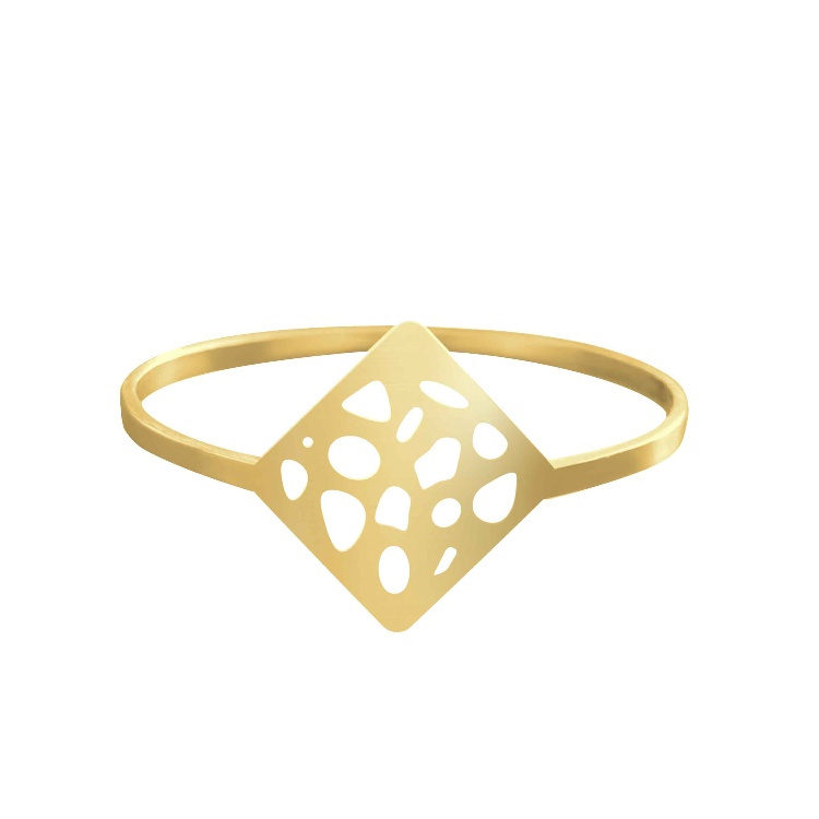 انگشتر طلا 18 عیار زنانه شمیم گلد گالری کد AA49 طرح لوزی انگشتر طلا 18 عیار زنانه شمیم گلد گالری کد AA49 طرح لوزی