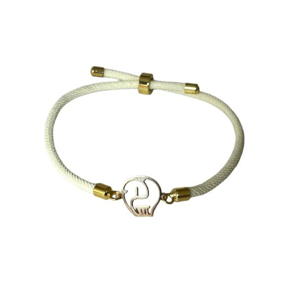 دستبند طلا 18 عیار دخترانه شمیم گلد گالری مدل V600 دستبند طلا 18 عیار دخترانه شمیم گلد گالری مدل V600