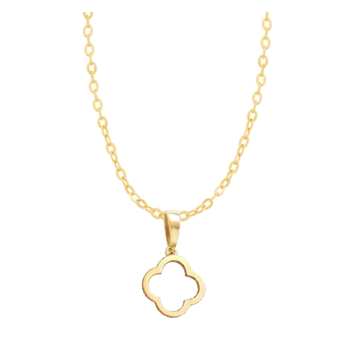 گردنبند طلا 18 عیار اپال گلد مدل ونکلیف توخالی 001450-0.95 گردنبند طلا 18 عیار اپال گلد مدل ونکلیف توخالی 001450-0.95