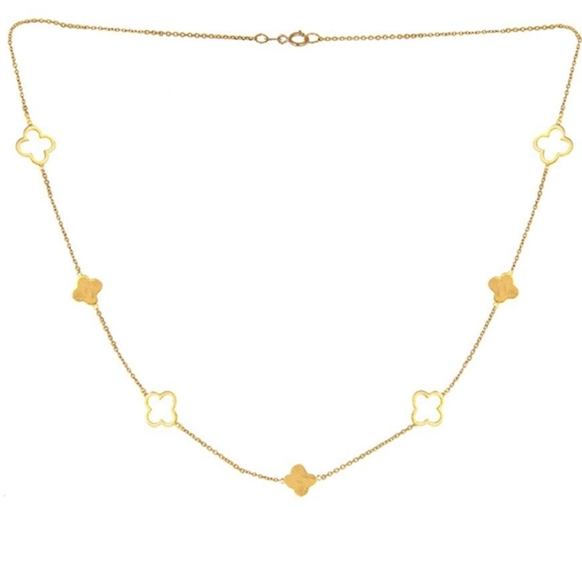 گردنبند طلا 18 عیار زنانه اپال گلد مدل ونکلیف 0069-1.35 گردنبند طلا 18 عیار زنانه اپال گلد مدل ونکلیف 0069-1.35