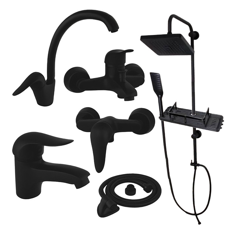 ست شیرآلات توفیق مدل اوج سبددار مجموعه 6 عددی ست شیرآلات توفیق مدل اوج سبددار مجموعه 6 عددی