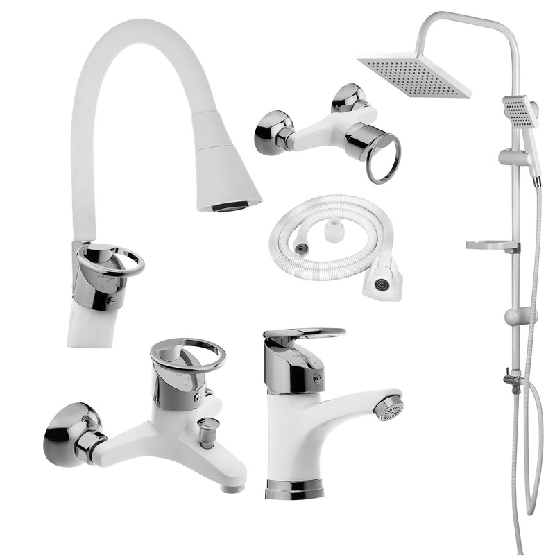 ست شیرآلات شیرآلات بهداشتی و ساختمانی توفیق مدل النگویی شیپوری مجموعه 6 عددی ست شیرآلات شیرآلات بهداشتی و ساختمانی توفیق مدل النگویی شیپوری مجموعه 6 عددی