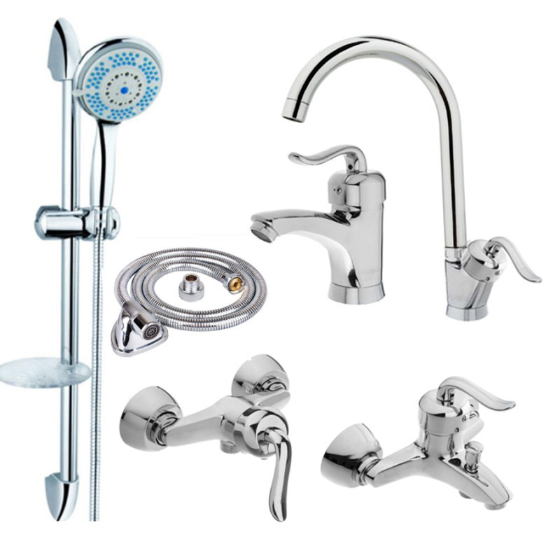 ست شیرآلات شیرالات بهداشتی و ساختمانی شیر توفیق مدل تنسو نایس مجموعه 6 عددی ست شیرآلات شیرالات بهداشتی و ساختمانی شیر توفیق مدل تنسو نایس مجموعه 6 عددی