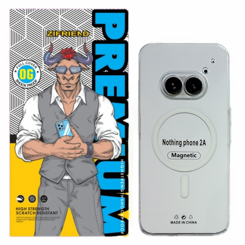 کاور زیفرند مدل Super Crystal Magsafe مناسب برای گوشی موبایل ناتینگ Phone 2a کاور زیفرند مدل Super Crystal Magsafe مناسب برای گوشی موبایل ناتینگ Phone 2a