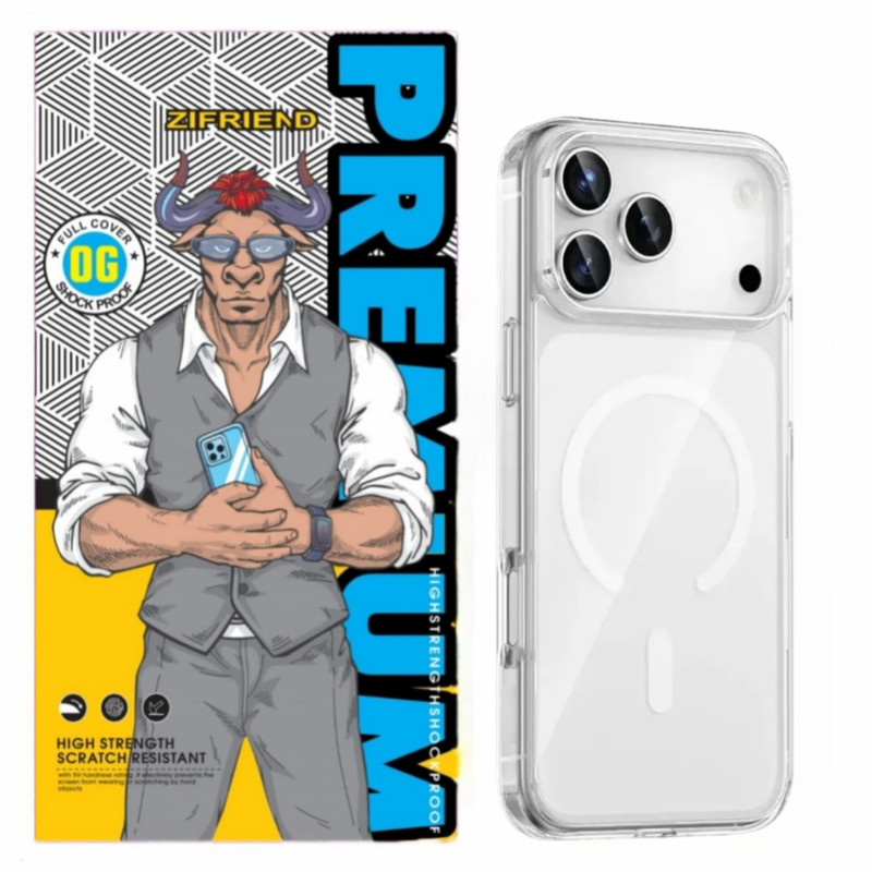 کاور زیفرند مدل Super Crystal Magsafe مناسب برای گوشی موبایل اپل iPhone 17 Pro Max کاور زیفرند مدل Super Crystal Magsafe مناسب برای گوشی موبایل اپل iPhone 17 Pro Max