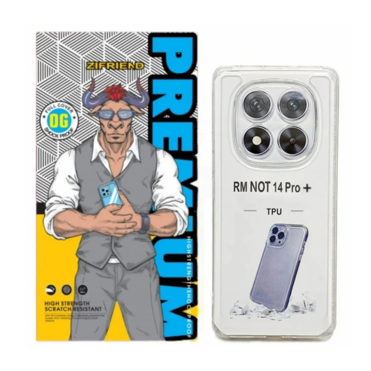 کاور زیفرند مدل ژله ای مناسب برای گوشی موبایل شیائومی Redmi Note 14 Pro Plus