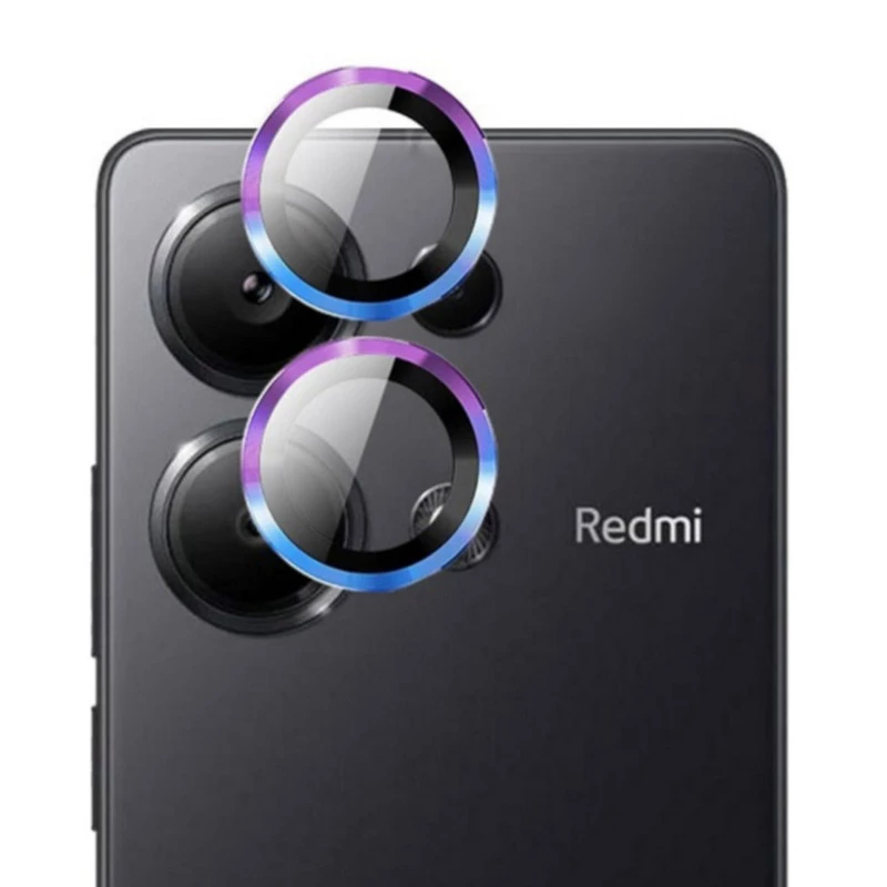 محافظ لنز دوربین شیشه ای اوجی مدل Crystal Shield مناسب برای گوشی موبایل شیائومی Redmi Note 13 4G-مشکی محافظ لنز دوربین شیشه ای اوجی مدل Crystal Shield مناسب برای گوشی موبایل شیائومی Redmi Note 13 4G-مشکی