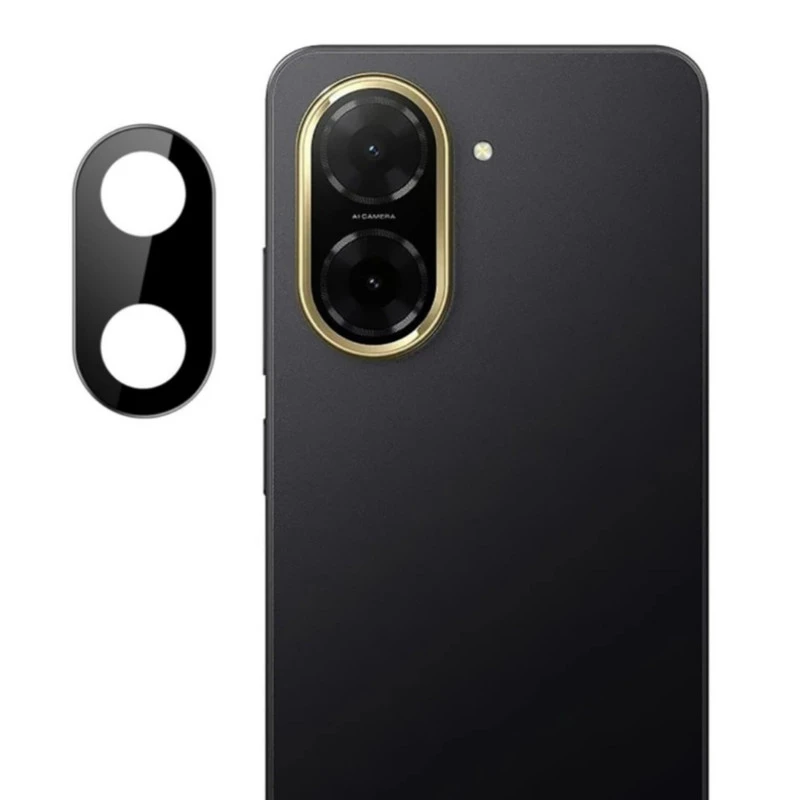 محافظ لنز دوربین شیشه ای اوجی مدل Crystal Shield مناسب برای گوشی موبایل شیائومی Redmi A5-مشکی