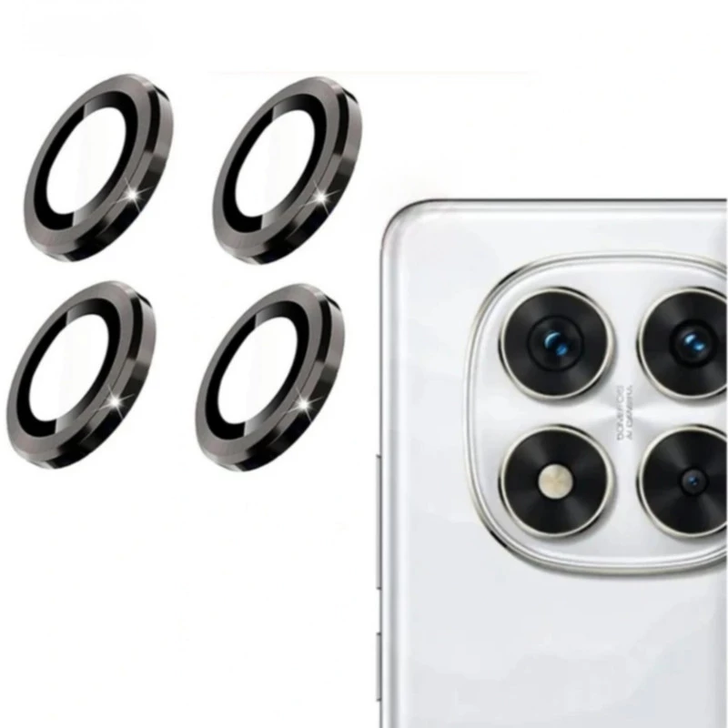 محافظ لنز دوربین شیشه ای اوجی مدل Crystal Shield مناسب برای گوشی موبایل شیائومی Redmi Note 14 Pro 4G-نقره ای محافظ لنز دوربین شیشه ای اوجی مدل Crystal Shield مناسب برای گوشی موبایل شیائومی Redmi Note 14 Pro 4G-نقره ای