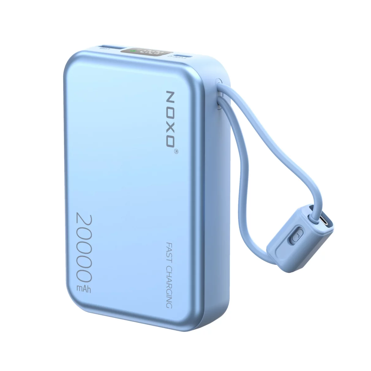 پاوربانک نوکسو مدل PN-5 ظرفیت 20000 میلی آمپر ساعت-آبی پاوربانک نوکسو مدل PN-5 ظرفیت 20000 میلی آمپر ساعت-آبی