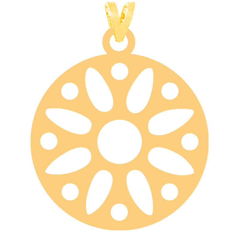 آویز گردنبند طلا 18 عیار شمیم گلد گالری مدل ELN31536 آویز گردنبند طلا 18 عیار شمیم گلد گالری مدل ELN31536