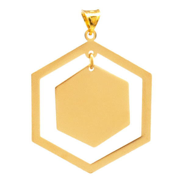 آویز گردنبند طلا 18 عیار شمیم گلد گالری مدل DP73 آویز گردنبند طلا 18 عیار شمیم گلد گالری مدل DP73