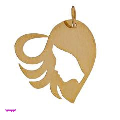 آویز گردنبند طلا 18عیار شمیم گلد گالری طرح زن کد A2273 آویز گردنبند طلا 18عیار شمیم گلد گالری طرح زن کد A2273