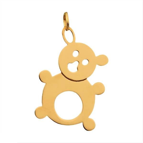 آویز گردنبند طلا 18 عیار شمیم گلد گالری طرح خرس مدل T16786 آویز گردنبند طلا 18 عیار شمیم گلد گالری طرح خرس مدل T16786