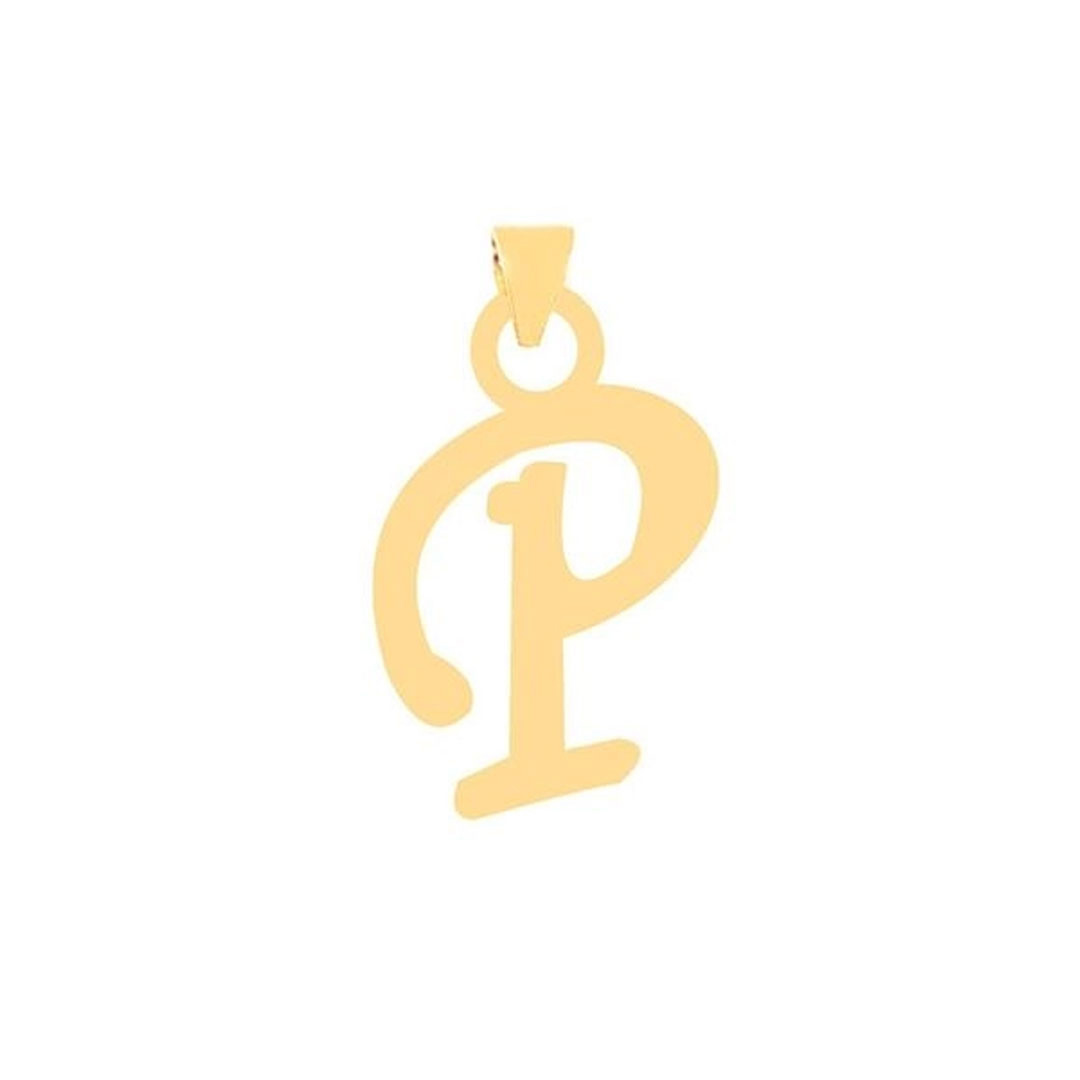 پلاک گردنبند طلا 18 عیار شمیم گلد گالری طرح P کد GH6298 پلاک گردنبند طلا 18 عیار شمیم گلد گالری طرح P کد GH6298