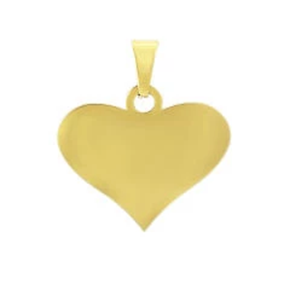 آویز گردنبند طلا 18 عیار شمیم گلد گالری طرح قلب کد 0110001