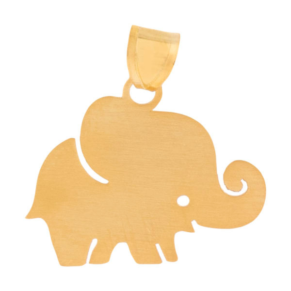 آویز گردنبند طلا 18 عیار شمیم گلد گالری طرح فیل کد SG279 آویز گردنبند طلا 18 عیار شمیم گلد گالری طرح فیل کد SG279