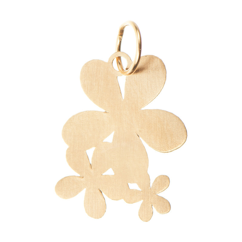 آویز گردنبند طلا 18 عیار شمیم گلد گالری طرح گل کد SG264 آویز گردنبند طلا 18 عیار شمیم گلد گالری طرح گل کد SG264