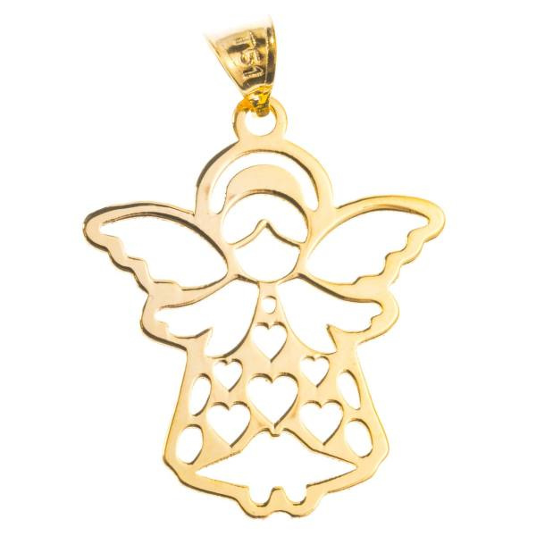 آویز گردنبند طلا 18 عیار شمیم گلد گالری مدل N114 آویز گردنبند طلا 18 عیار شمیم گلد گالری مدل N114