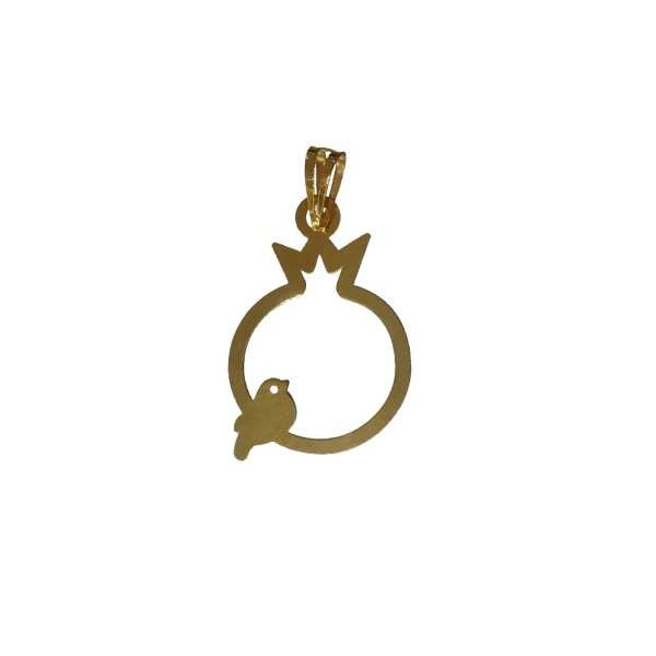 آویز گردنبند طلا 18 عیار شمیم گلد گالری مدل انار P14 آویز گردنبند طلا 18 عیار شمیم گلد گالری مدل انار P14