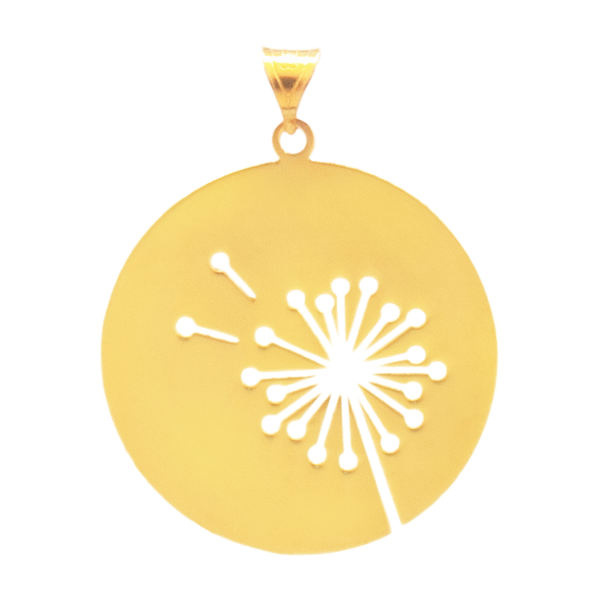 آویز گردنبند طلا 18 عیار شمیم گلد گالری طرح قاصدک مدل DP58 آویز گردنبند طلا 18 عیار شمیم گلد گالری طرح قاصدک مدل DP58