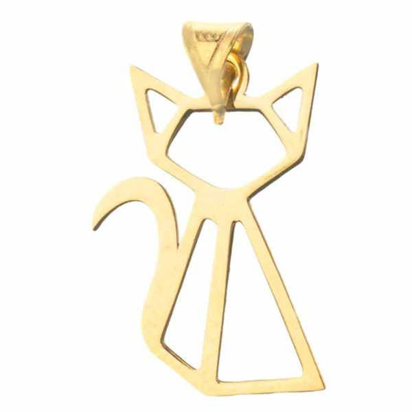 آویز گردنبند طلا 18 عیار شمیم گلد گالری مدل 1077 آویز گردنبند طلا 18 عیار شمیم گلد گالری مدل 1077