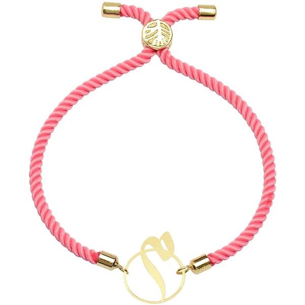 دستبند طلا 18 عیار زنانه شمیم گلد گالری مدل حرف م دستبند طلا 18 عیار زنانه شمیم گلد گالری مدل حرف م