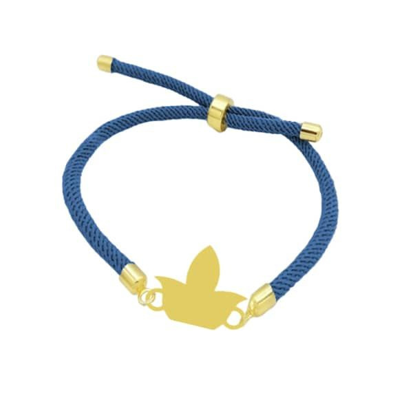 دستبند طلا 18 عیار زنانه شمیم گلد گالری طرح برگ دستبند طلا 18 عیار زنانه شمیم گلد گالری طرح برگ