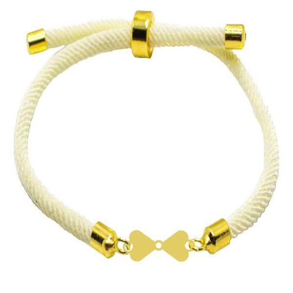 دستبند طلا 18 عیار زنانه شمیم گلد گالری مدل آسانسوری پاپیونی دستبند طلا 18 عیار زنانه شمیم گلد گالری مدل آسانسوری پاپیونی