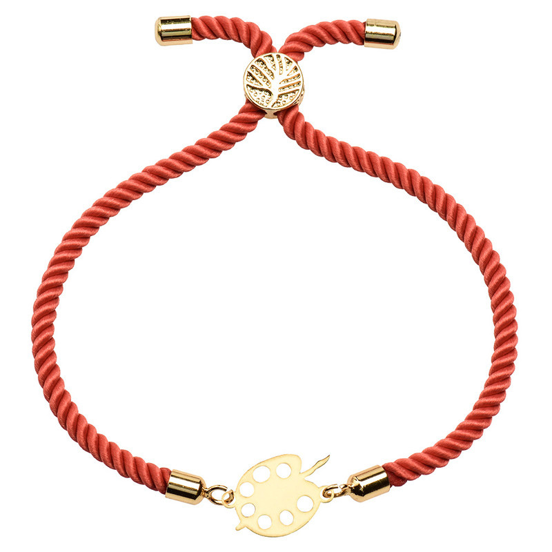 دستبند طلا 18 عیار زنانه شمیم گلد گالری مدل M25 دستبند طلا 18 عیار زنانه شمیم گلد گالری مدل M25