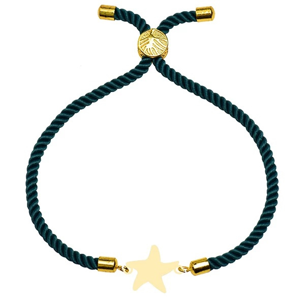 دستبند طلا 18 عیار زنانه شمیم گلد گالری مدل ستاره دریایی 629