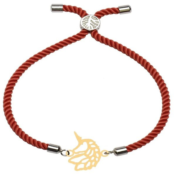 دستبند طلا 18 عیار زنانه شمیم گلد گالری مدل تک شاخ 619 دستبند طلا 18 عیار زنانه شمیم گلد گالری مدل تک شاخ 619