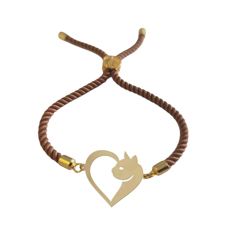 دستبند طلا 18 عیار زنانه شمیم گلد گالری کد D19-26