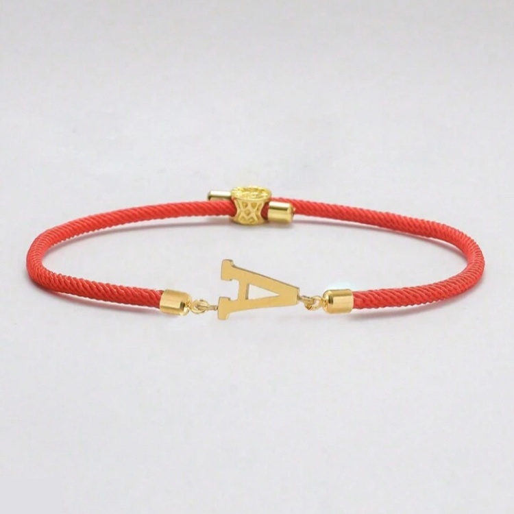 دستبند طلا 18 عیار زنانه شمیم گلد گالری حرف A کد S-29 دستبند طلا 18 عیار زنانه شمیم گلد گالری حرف A کد S-29