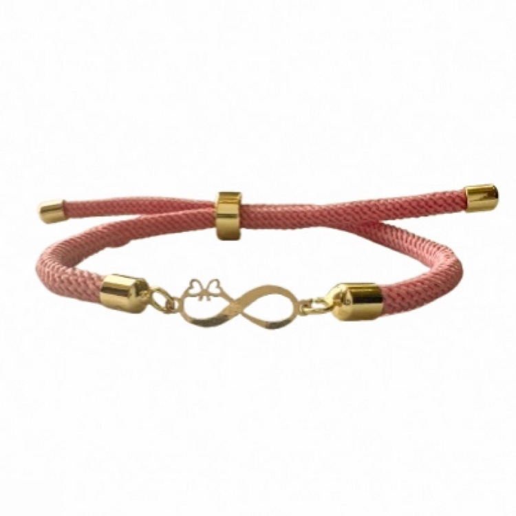 دستبند طلا 18 عیار زنانه شمیم گلد گالری مدل فانتزی بینهایت و پاپیون کد S49-2 دستبند طلا 18 عیار زنانه شمیم گلد گالری مدل فانتزی بینهایت و پاپیون کد S49-2