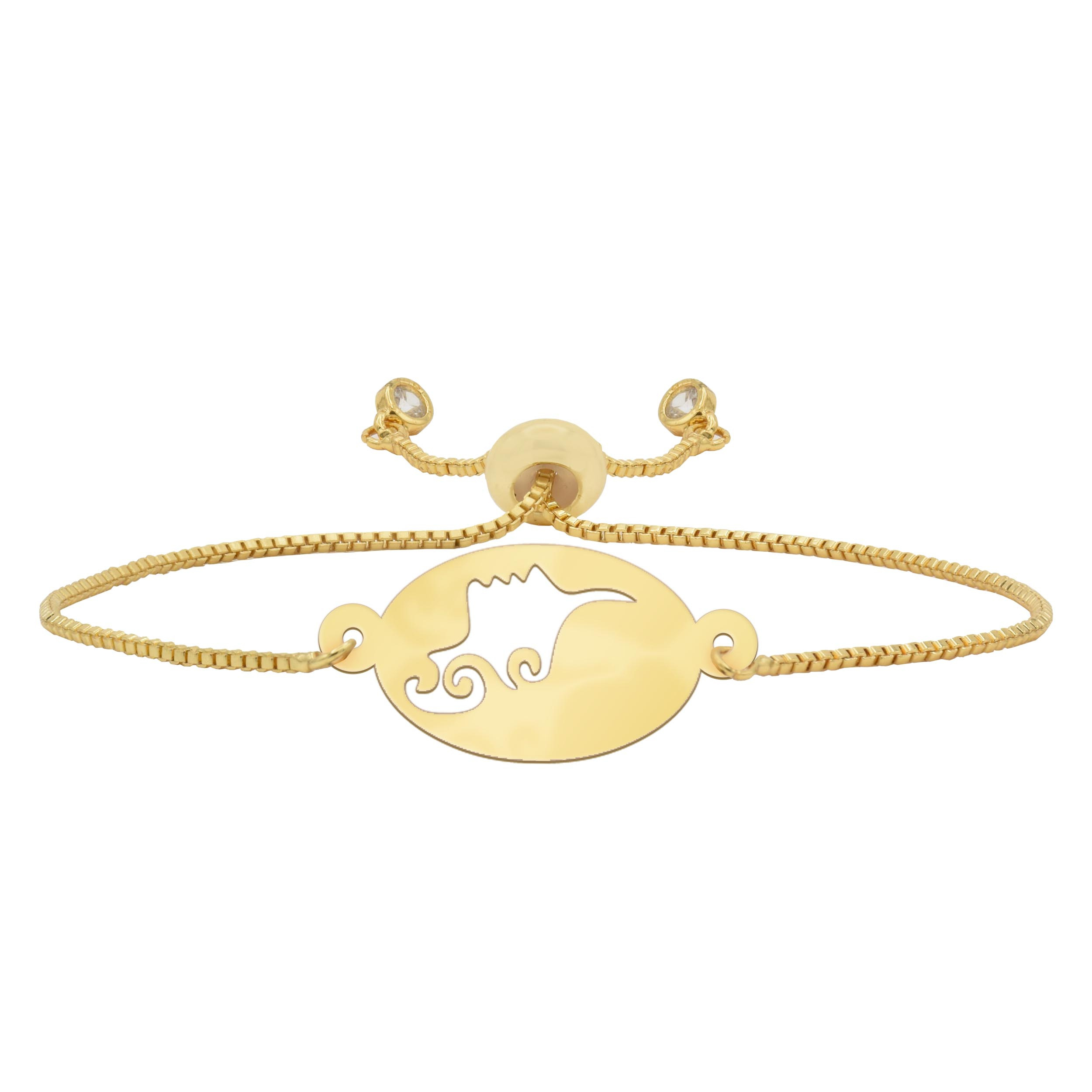 دستبند طلا 18 عیار شمیم گلد گالری طرح رخ مدل D21 دستبند طلا 18 عیار شمیم گلد گالری طرح رخ مدل D21