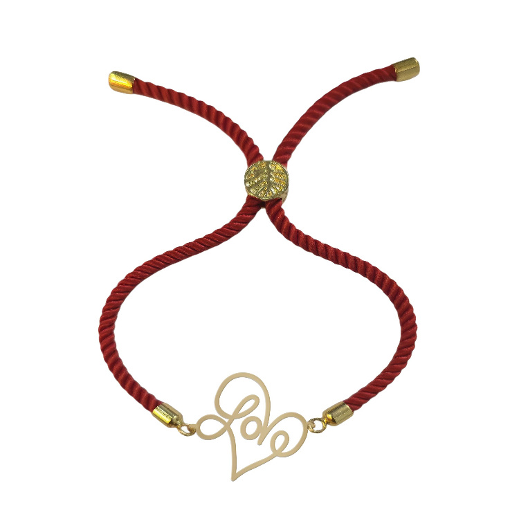 دستبند طلا 18 عیار زنانه شمیم گلد گالری مدل LOVE کد D72-17 دستبند طلا 18 عیار زنانه شمیم گلد گالری مدل LOVE کد D72-17