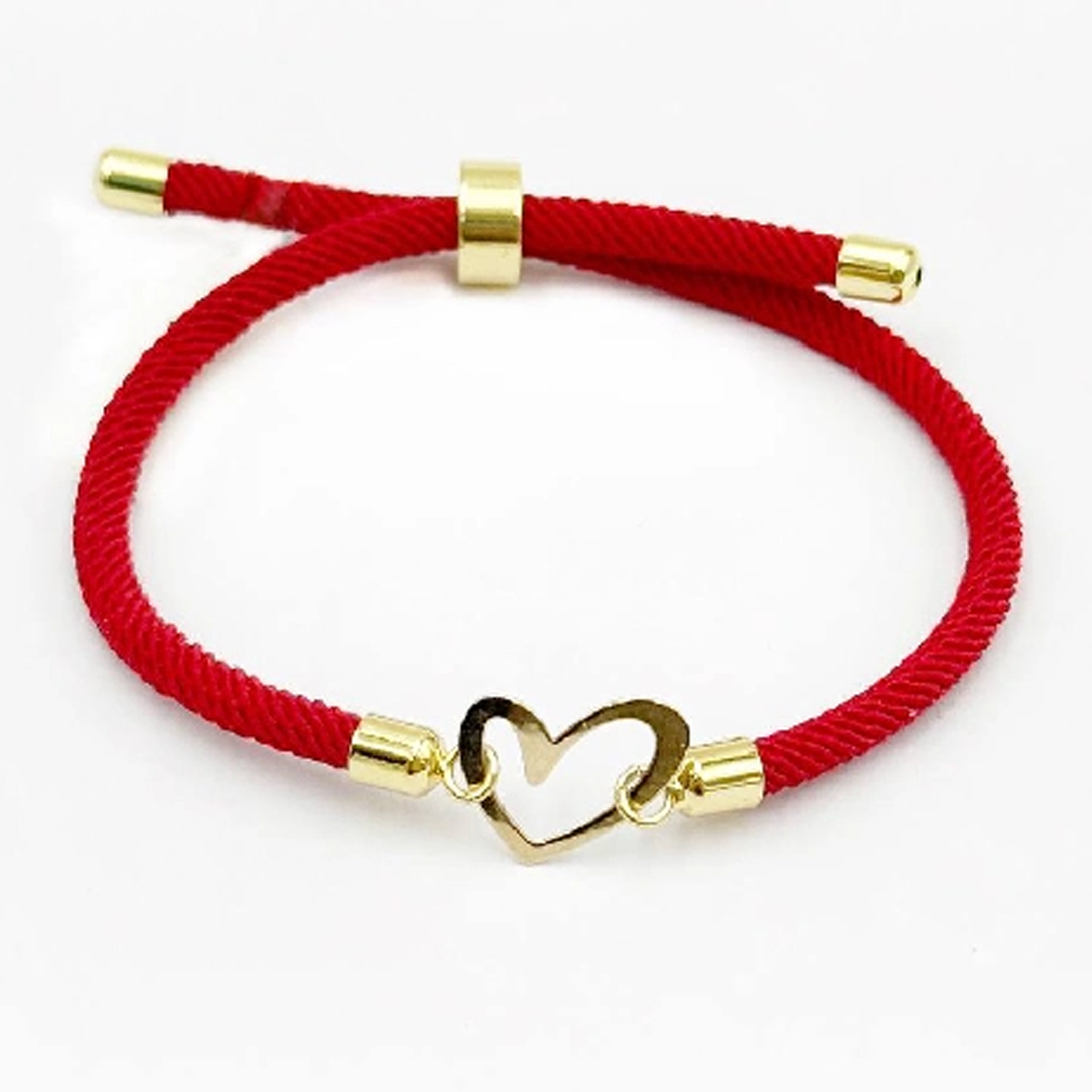 دستبند طلا 18 عیار زنانه اپال گلد مدل قلب دفرمه-0.40 دستبند طلا 18 عیار زنانه اپال گلد مدل قلب دفرمه-0.40