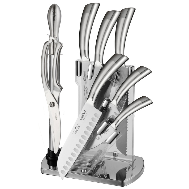 سرویس چاقو آشپزخانه 9 پارچه جی فی نی مدل GS-02