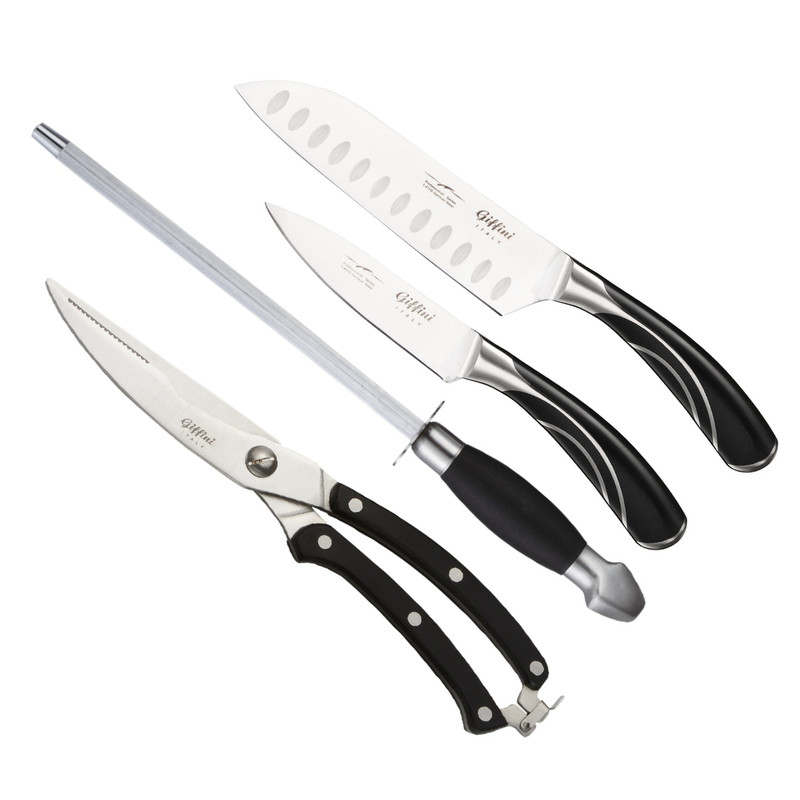 ست چاقو اشپزخانه 4 پارچه جی فی نی مدل G-02 PLUS