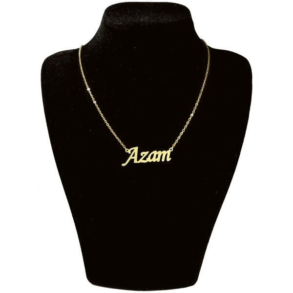 گردنبند طلا 18 عیار زنانه شمیم گلد گالری طرح اسم اعظم کد UN0039 گردنبند طلا 18 عیار زنانه شمیم گلد گالری طرح اسم اعظم کد UN0039