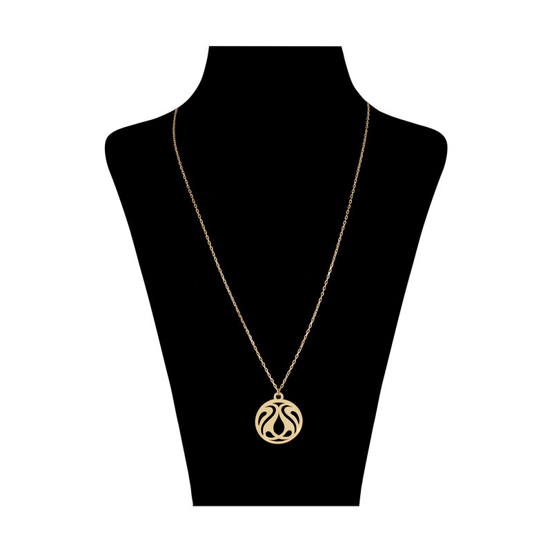 گردنبند طلا 18 عیار زنانه شمیم گلد گالری کد 3131 گردنبند طلا 18 عیار زنانه شمیم گلد گالری کد 3131